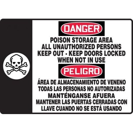 OSHA DANGER BILINGUAL Safety Sign SBMCHG107XV